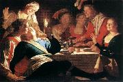 HONTHORST, Gerrit van The Prodigal Son af china oil painting reproduction